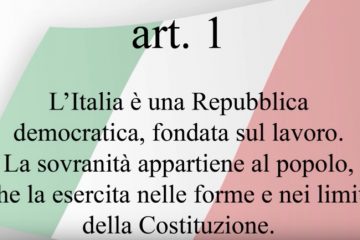 Articolo 1 della Costituzione Italiana
